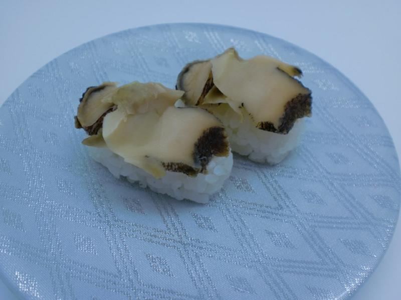 寿司ネタ　赤にし貝カットＳ9-11ｇ　20枚　すしねた　生食用　スライス　のせるだけ　アカニシ貝　刺身用　あかにし貝　海鮮丼