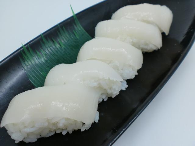 寿司ネタ　真イカスライス　6ｇ×20枚　すしねた　するめいか　スルメイカ　のせるだけ　生食用　刺身用