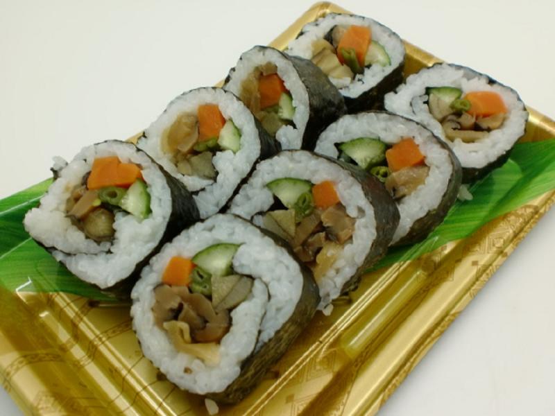 寿司ネタ　野菜太巻き芯　約７５ｇ×５本　巻き寿司　まきすし　いんげん　かんぴょう　椎茸　にんじん　ごぼう　節分　太巻　のせるだけ