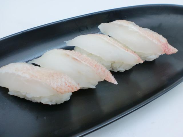 寿司ネタ　赤魚湯引きスライス6ｇ×20枚　のせるだけ　業務用　あかうお　すしねた　刺身用　生食用　あかうおスライス　海鮮丼