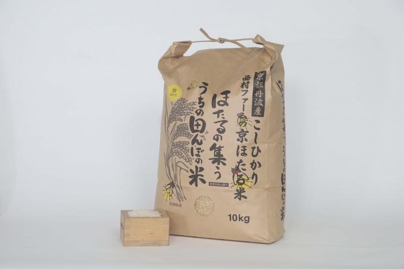 令和３年度　京都丹波産こしひかり　西村ファームの京ほたる米　１０ｋｇ　京都丹波米美味しいお米コンテスト入賞米